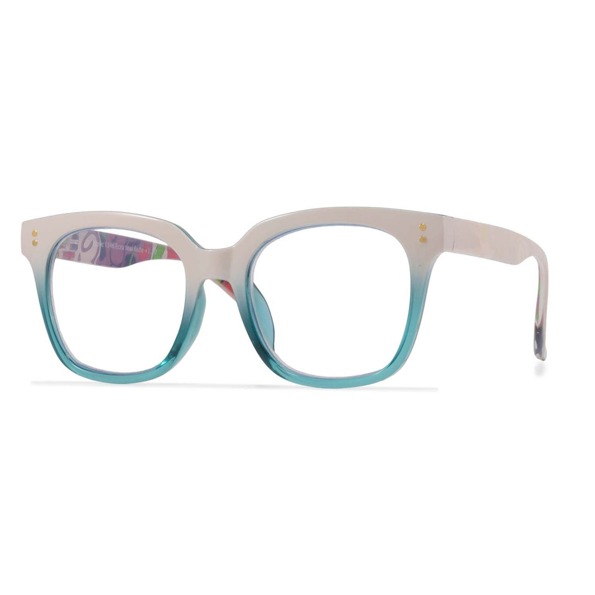 e-specs 1346 Ecru Teal Fade
