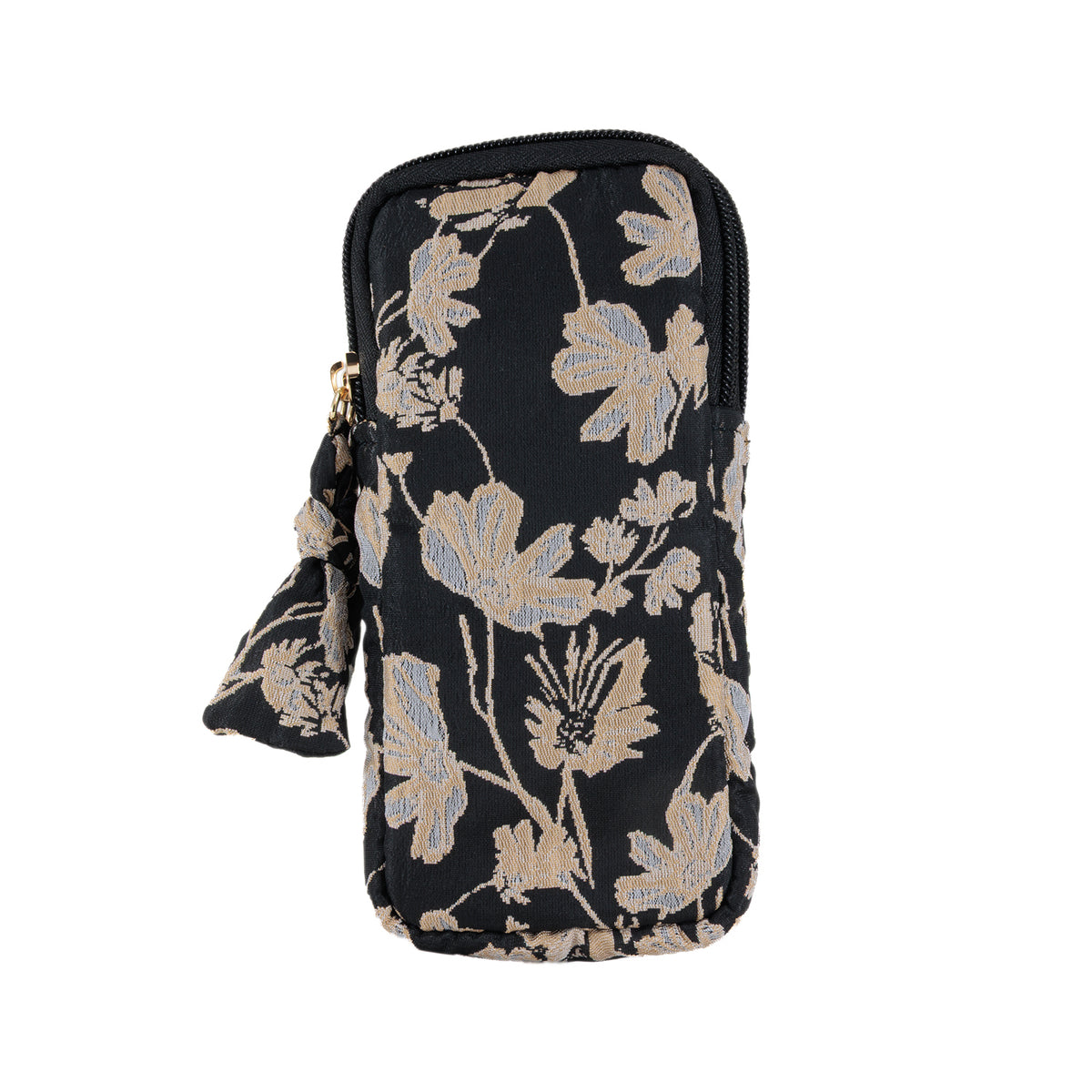 Evolution Eyes Travel Double Pocket Floral Case Black & Ivory